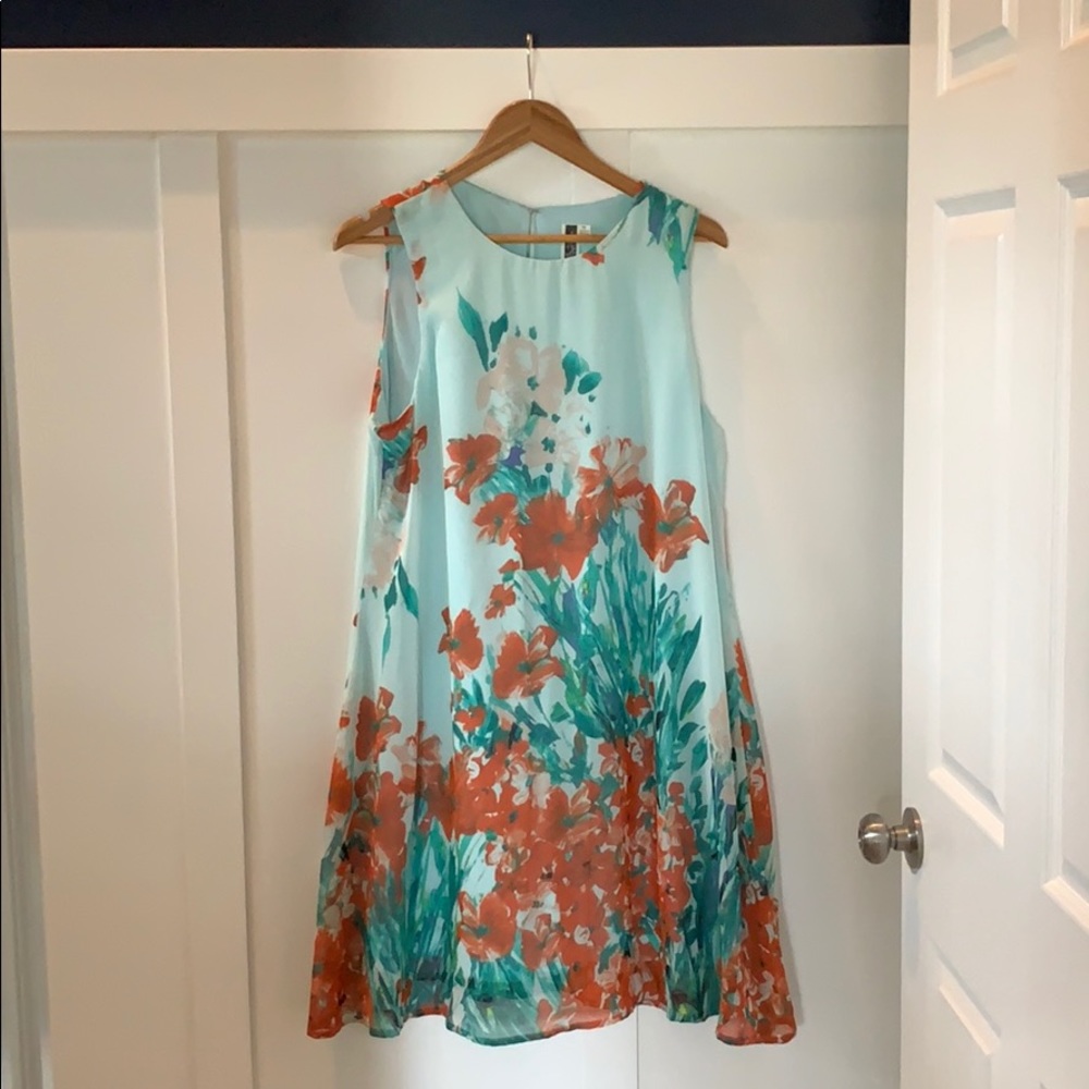 Julian Taylor Flower Swing Dress